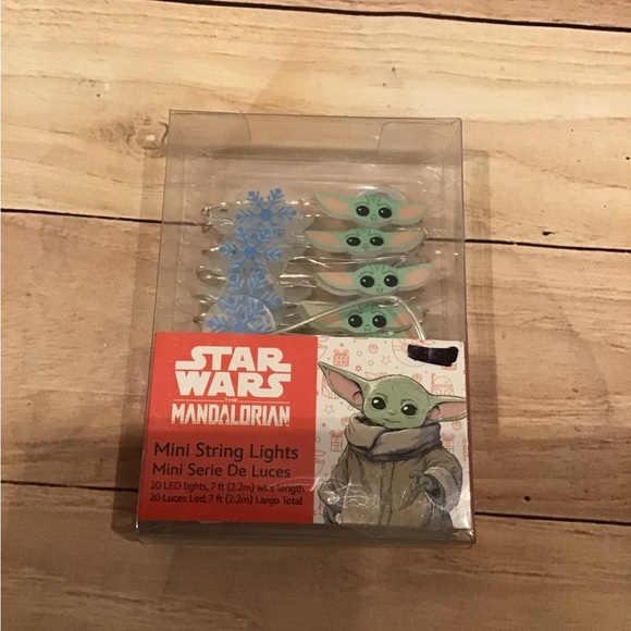 Star Wars the mandalorian mini string lights 7ft LED 7ft-new - Picture 1 of 2